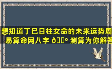 想知道丁巳日柱女命的未来运势周易算命网八字 🌺 测算为你解答！